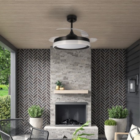 Ventilador de techo Yeray negro Mimotec