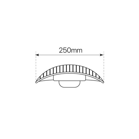 Luminaria Vial Blade gris antracita 50w I-TEC