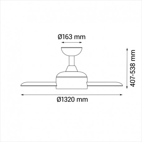 Ventilador de techo Lola Sulion