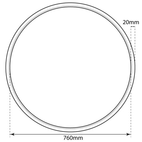 Lámpara de techo Planet 100w I-TEC