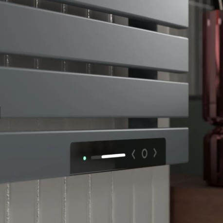 Toallero NEØ digital bajo consumo con wifi Dark Grey Rointe