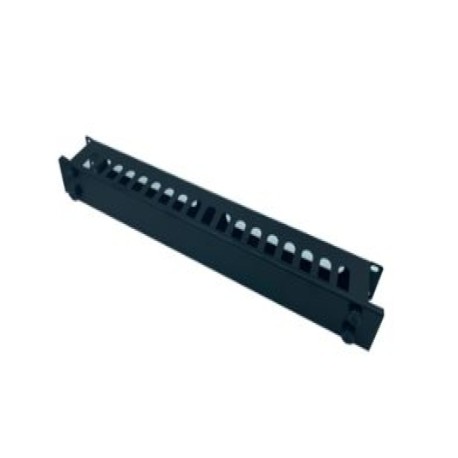 Panel pasacables 19" 1U con tapa metal de tetones Sunpro