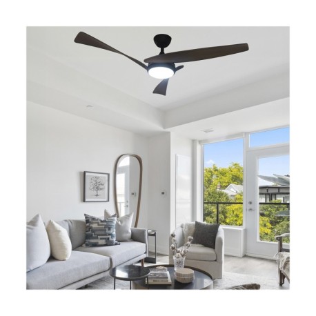 Ventilador de techo LED Enna 24w CCT CristalRecord