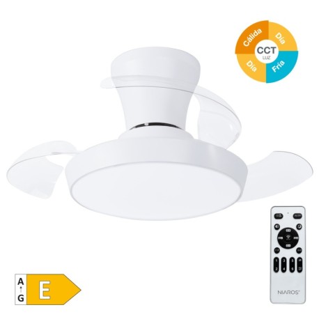 Ventilador de techo Kovilur blanco Garsaco