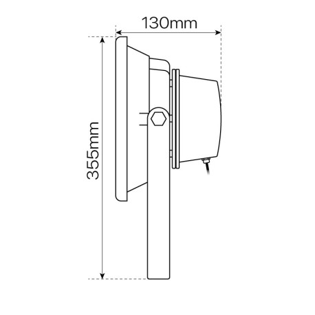 Proyector LED Exterior 50w gris IP65 I-TEC