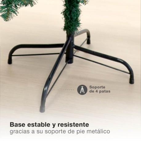 Árbol de navidad artificial tipo lápiz Bousso 2,1M 750 ramas GSC