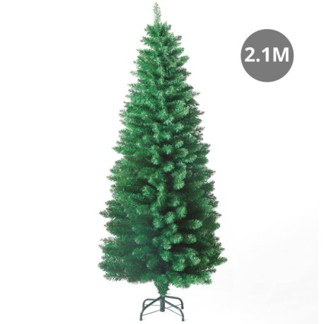 Árbol de navidad artificial tipo lápiz Bousso 2,1M 750 ramas GSC