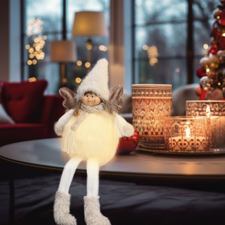 Ángel LED con piernas colgantes Haniel 48cm GSC