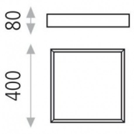 Plafón de techo Munich 40cm 3000k de ACB Iluminación