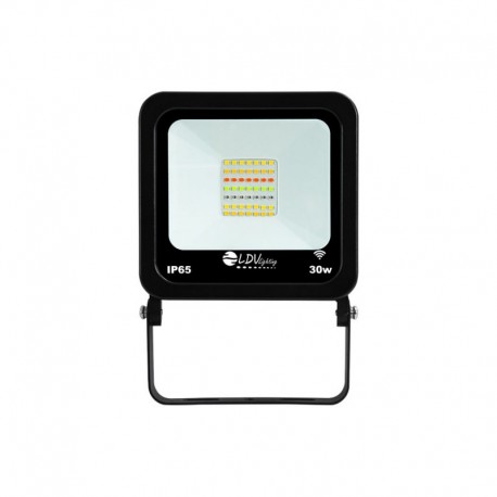 Proyector LED RGB SMART 120º IP65 negro