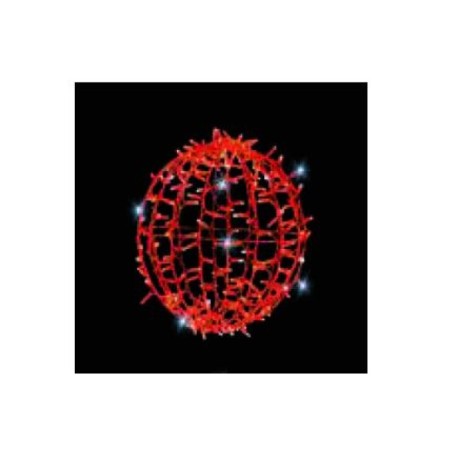 Esfera 3D plegable Rojo +Flash Vaelza