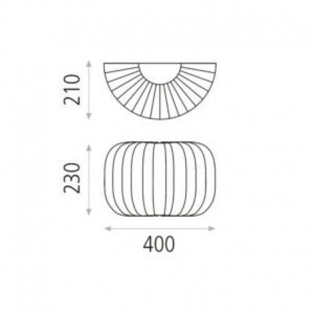 Aplique de pared Mirta E27 de ACB Iluminación