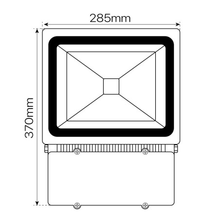 Proyector LED Exterior 100w gris IP65 I-TEC