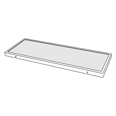 Plafón Led Slim de superficie 30x120cm 56w I-TEC