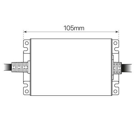 Driver 40w on-off mean well farola villa y palacio I-TEC