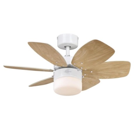 Ventilador de techo Flora Royale blanco Westinghouse Lighting Farho