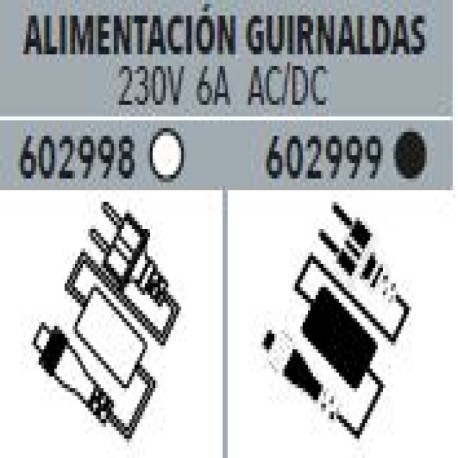 Alimentador Guirnalda luces LED Vaelza