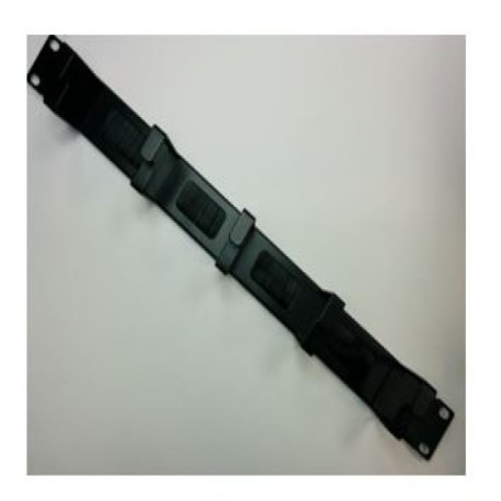 Panel pasacables 19" 1U 5 liras 7cm. con cepillo Sunpro