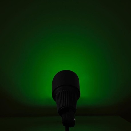 Proyector exterior luz verde 7.4w Forlight