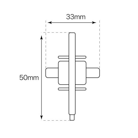 Conexión unión intermedia luminaria Market I-TEC