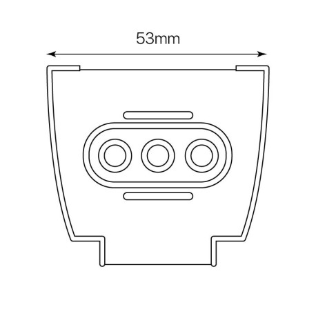 Conexión unión intermedia luminaria Market I-TEC