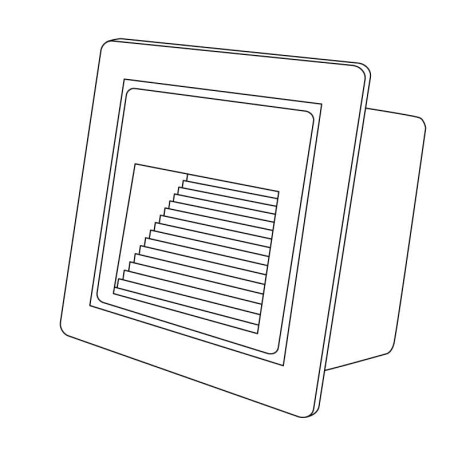 Aplique empotrable exterior Vulcan-2 3w 4000k I-TEC