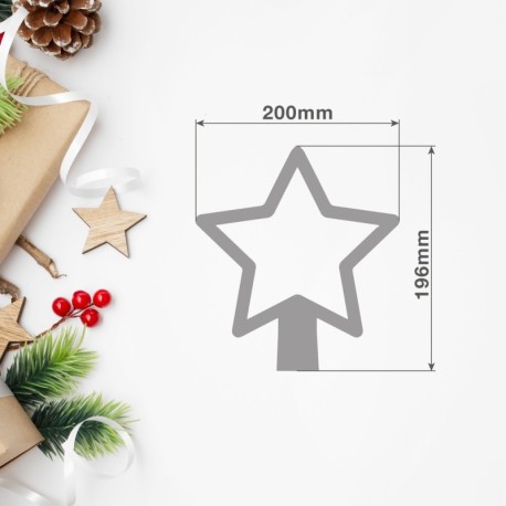 Estrella de navidad árbol Alasia GSC