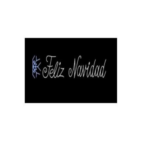 Letrero Feliz Navidad copo Vaelza