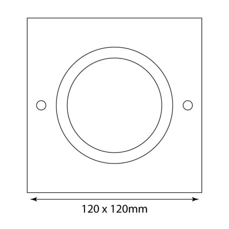 Downlight empotrable Minisquare led15w I-TEC