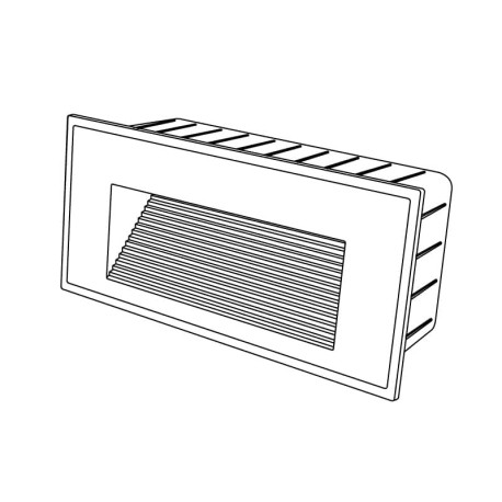 Aplique empotrable exterior Vulcan-3 5w 4000k I-TEC