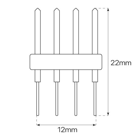 Peine RGB 4pin I-TEC