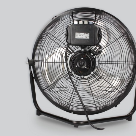 Ventilador industrial de suelo Gumba negro GSC