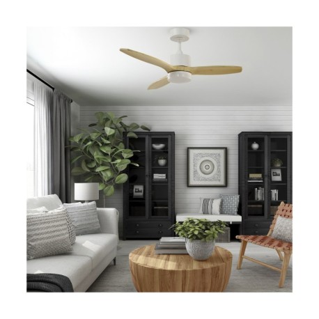 Ventilador de techo Terre blanco 22w CCT CristalRecord