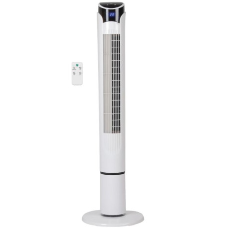 Ventilador de torre Kodima con mando blanco GSC