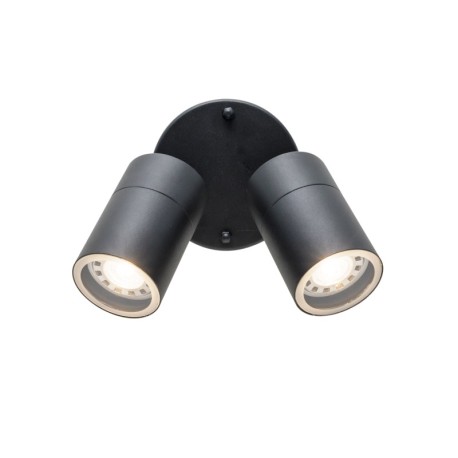 Aplique de exterior Pixa GU10 16w negro Forlight