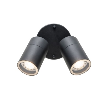 Aplique de exterior Pixa GU10 16w negro Forlight