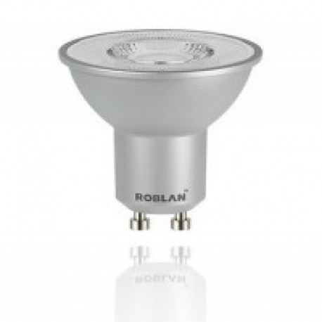 Bombilla LED DICROICA 6W - 60º GU10-2200k Roblan
