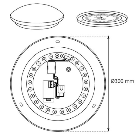 Downlight plafón detect 18w 4000k I-TEC