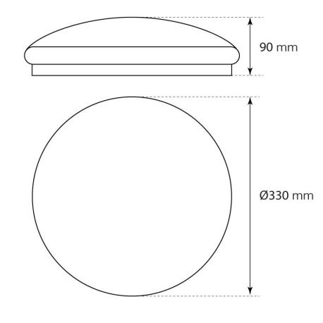 Downlight plafón detect 18w 4000k I-TEC