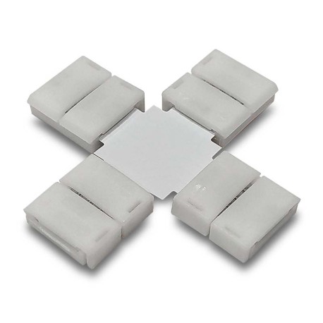 Conector X RGB 4pin tiras led 10mm I-TEC