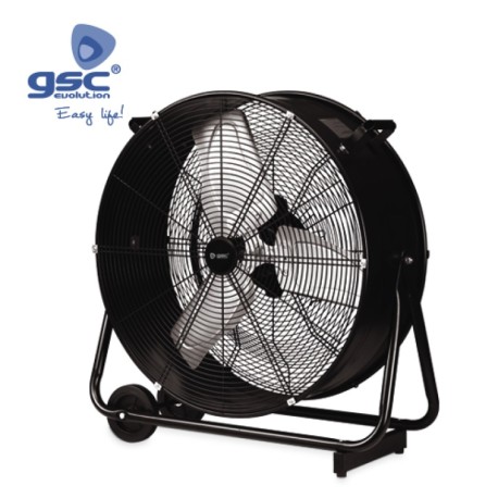 Ventilador metálico de suelo Bampa 250w negro GSC