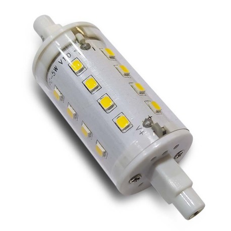 Bombilla LED R7s 5w 600 lm regulable 360º 220-240v I-TEC